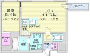 シエル山鼻の物件間取画像